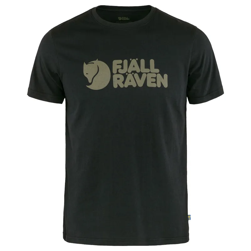 Fjällräven Logo T-Shirt Black- XS