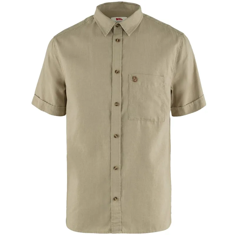 Fjällräven Övik Travel SS Hanfhemd Sand Stone- XS