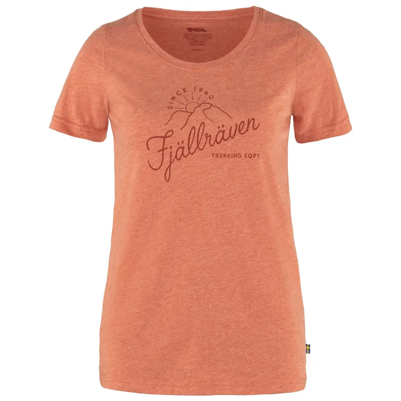 Fjällräven Sunrise T-Shirt Rowan Red/Melange- XS