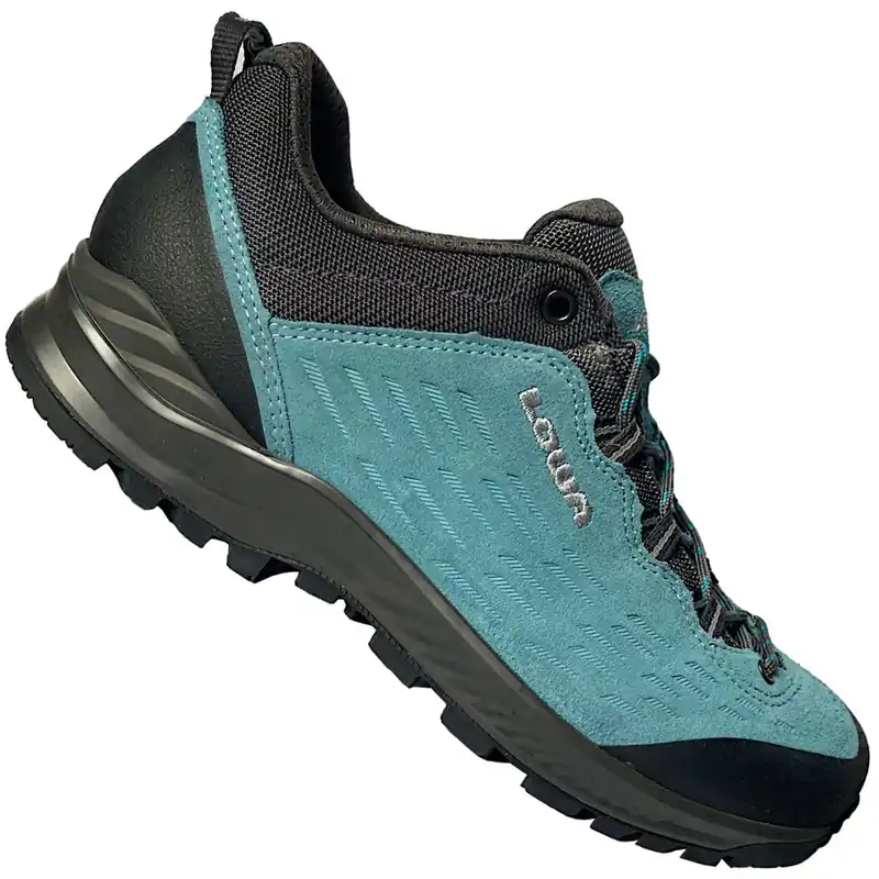LOWA Explorer II Low Hikingschuhe Aquamarine/Grey- 38