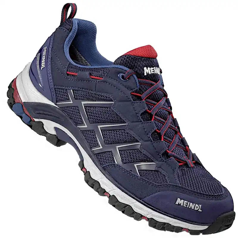 Meindl Caribe Trail-Schuhe Navy/Rot- 44 - Nur noch 1 auf Lager