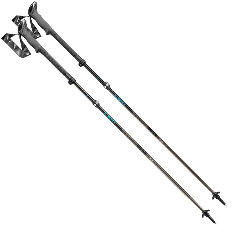 Leki Makalu FX TA Trekking-Stöcke Petrol/Black/Silvergray-