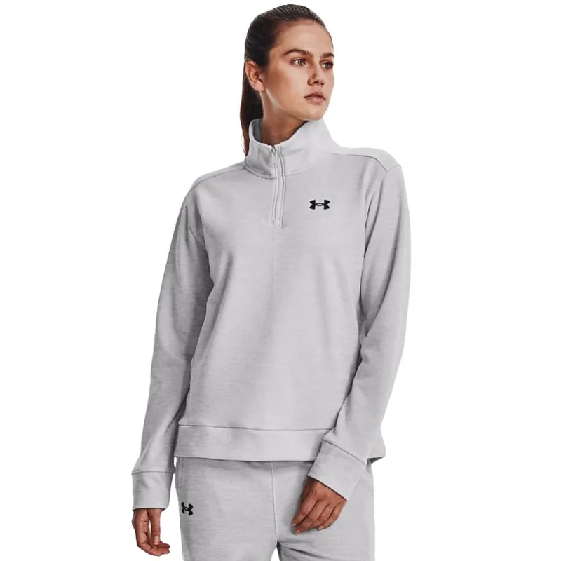 Under Armour Fleece QZ Trainingspullover Halo Gray- XS