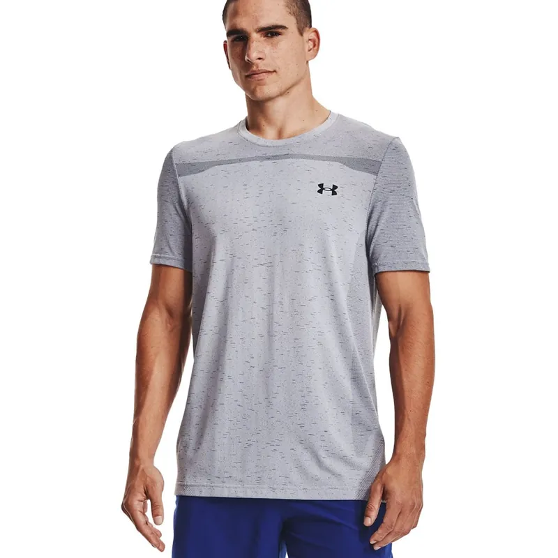 Under Armour Seamless Trainingsshirt Mod Grey- S