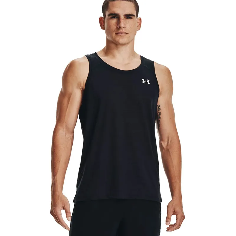 Under Armour Streaker Singlet Shirt Black-