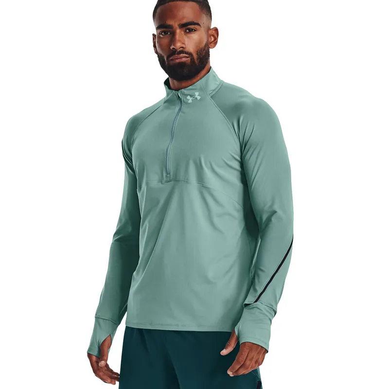 Under Armour Qualifier Run 2.0 Half-Zip Shirt Fresco Green-