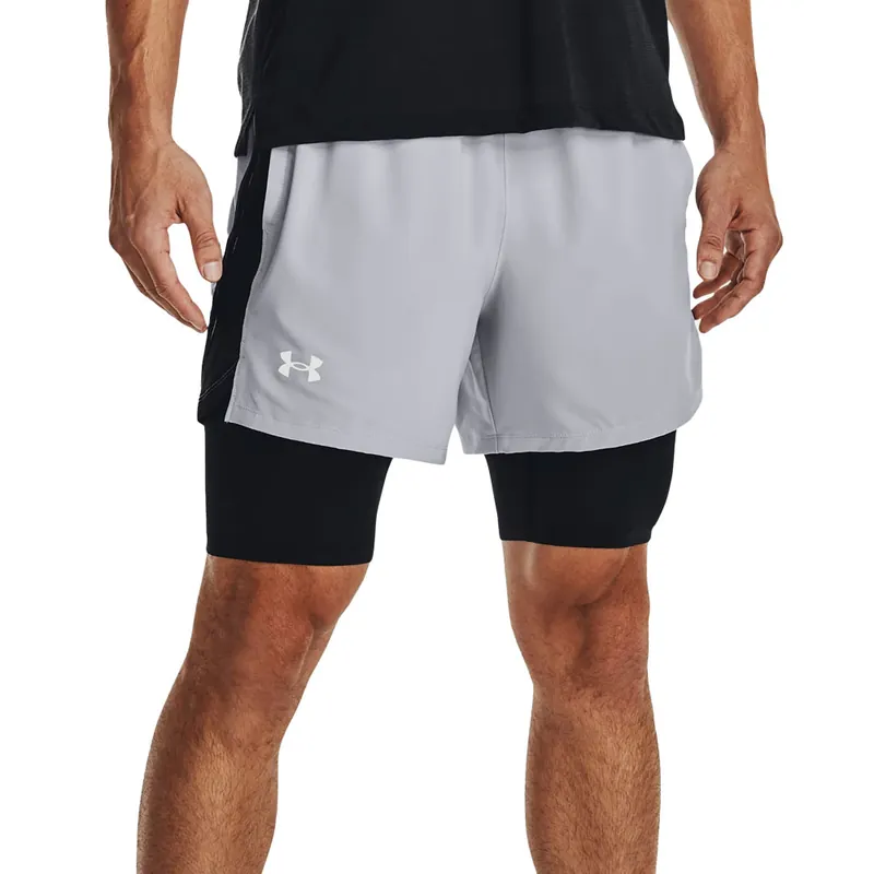 Under Armour Launch 5'' 2in1 Short Mod Gray-