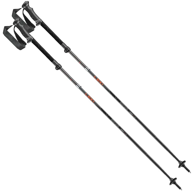 Leki Legacy FX TA Wanderstöcke Silvergray/Bright Red/Black-
