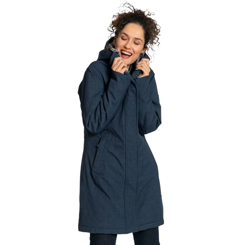 Elkline Apres Ski Regenjacke Bluemelange-9