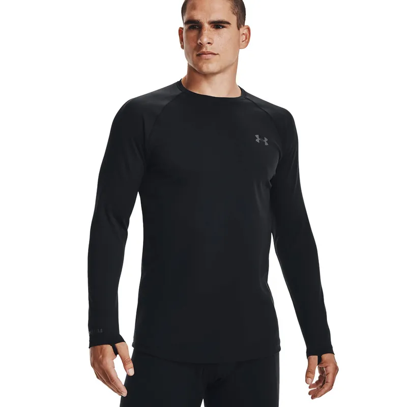 Under Armour Packaged Base 3.0 Crew Long-Sleeve Black- S