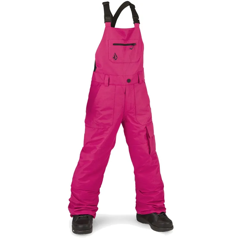 Volcom Barkley Bib Schneehose Magenta- L