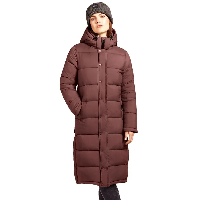 khujo Corinna Matt Winterparka Madder Brown-9
