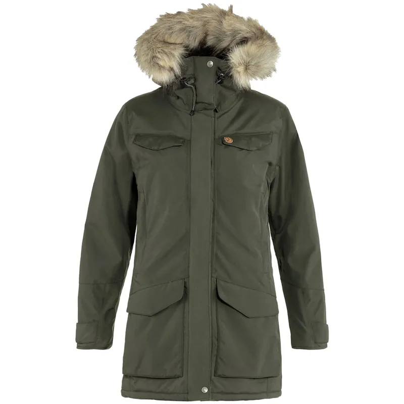Fjällräven Nuuk Parka Outdoor-Mantel Deep Forest-9