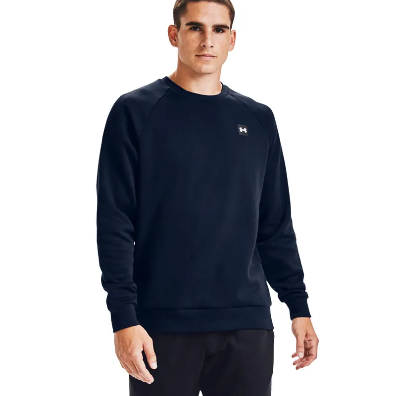 Under Armour Rival Fleece Crew Sweatshirt Academy- M