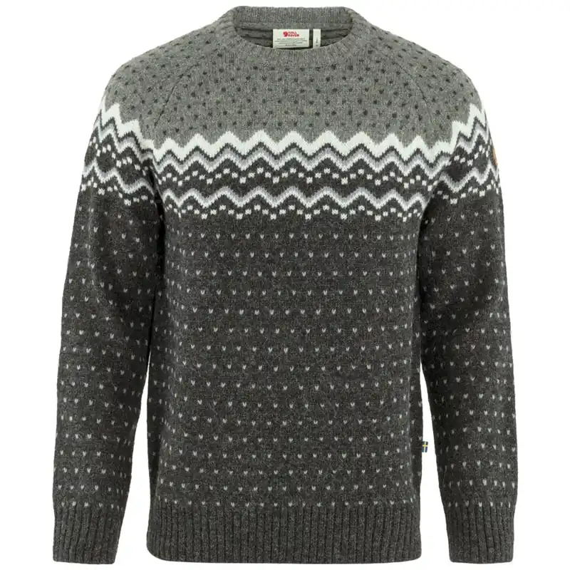 Fjällräven Övik Knit Pullover Dark Grey/Grey- S
