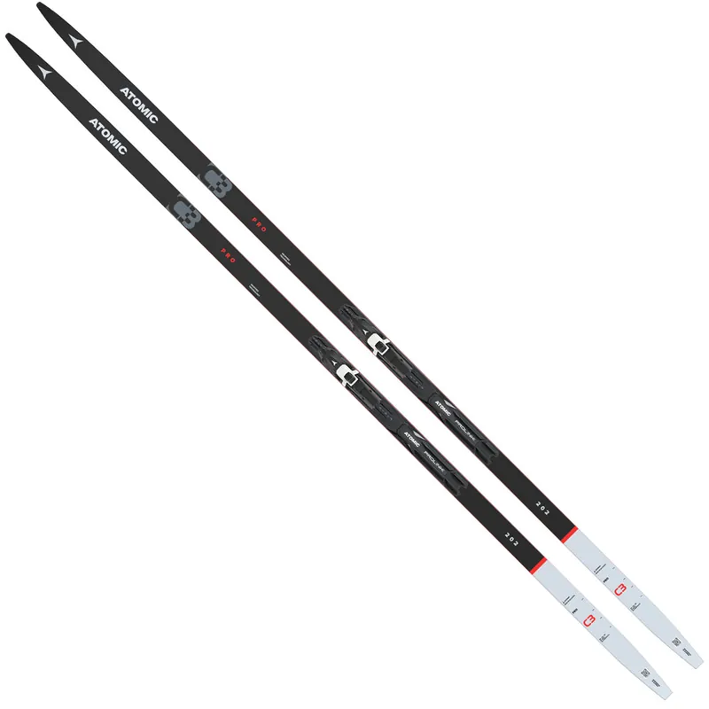 Atomic Pro C3 Skintec Medium Langlaufski Black/Red/Grey-