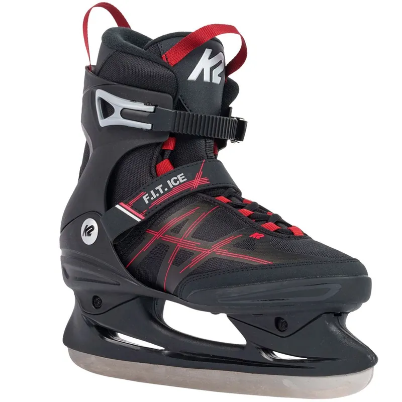 K2 F.I.T. Ice Schlittschuhe Black/Red-9