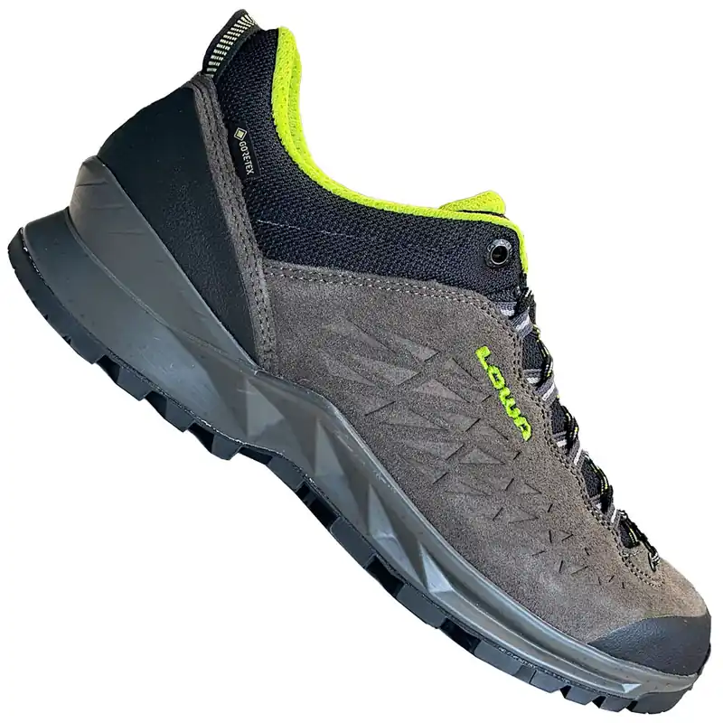 LOWA Explorer II Low GTX W Wanderschuhe Anthrazit/Limone- 41 - Nur noch 1 auf Lager