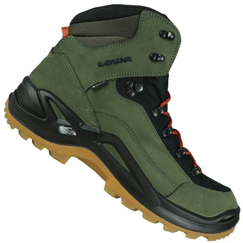 LOWA Renegade GTX Mid Bergschuhe Forest/Orange- 41.5 - Nur noch 1 auf Lager
