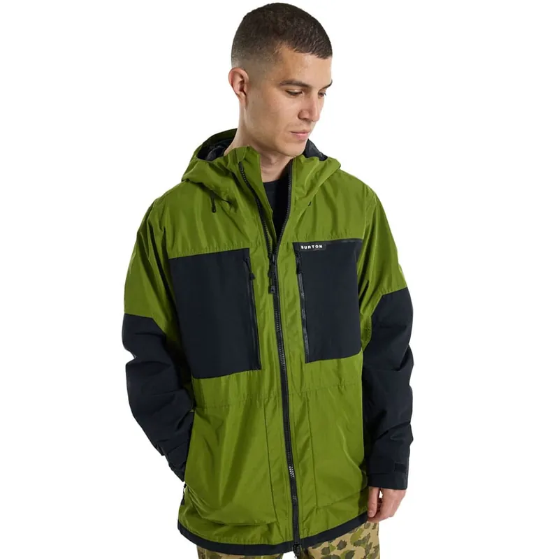 Burton Frostner 2L Snowboardjacke Calla Green/True Black-9