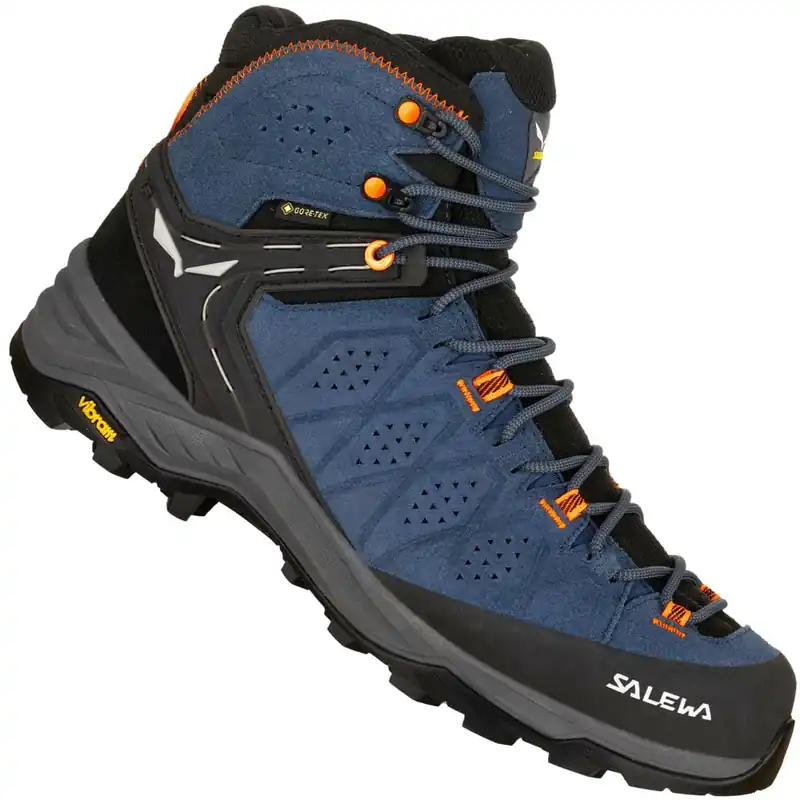 Salewa Alp Trainer 2 Mid GTX Trekkingboots Dark Denim/Fluo Orange- 40 - Nur noch 1 auf Lager