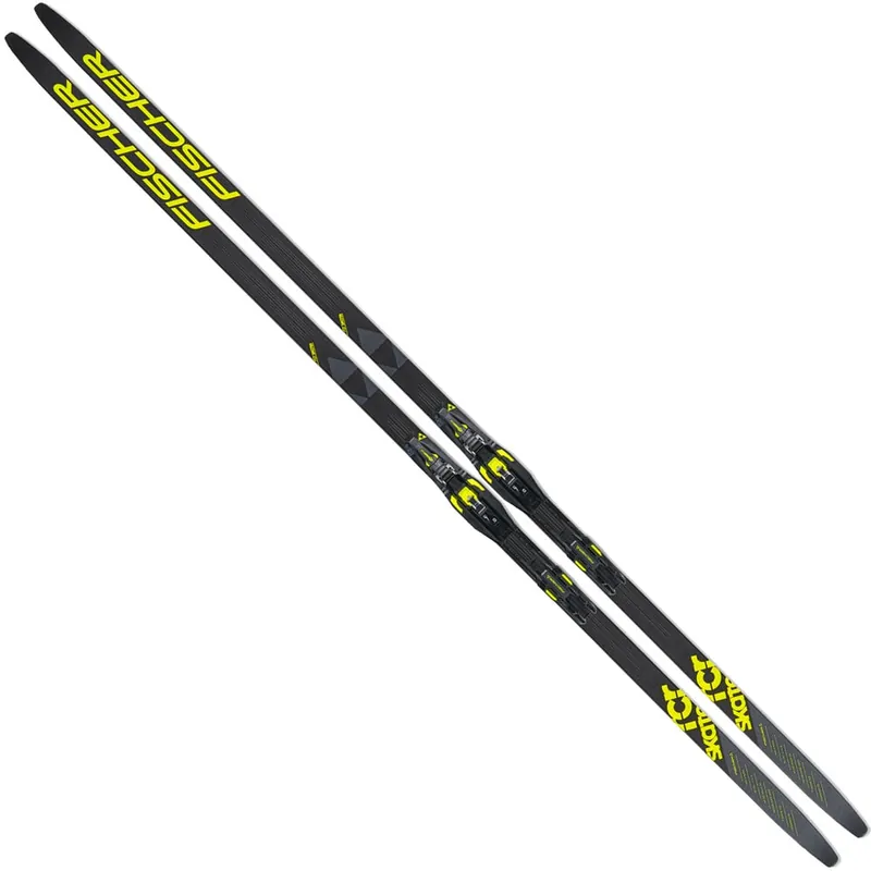 Fischer RCR Skate Medium Langlaufski Black/Yellow-