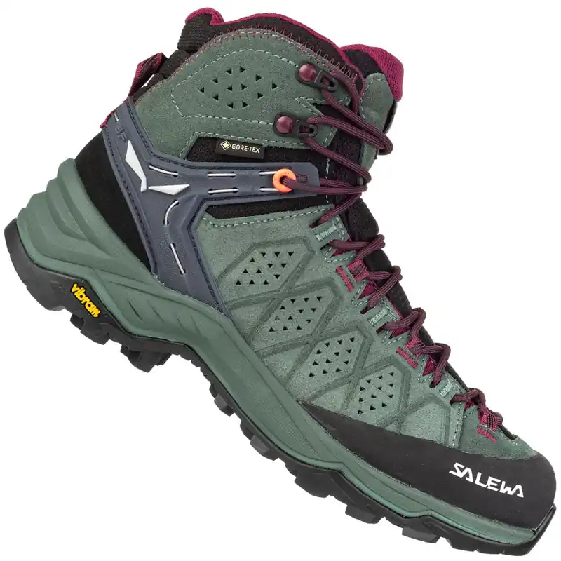 Salewa Alp Trainer 2 Mid GTX Trekkingboots Duck Green/Rhododendrorn- 36.5 - Nur noch 1 auf Lager