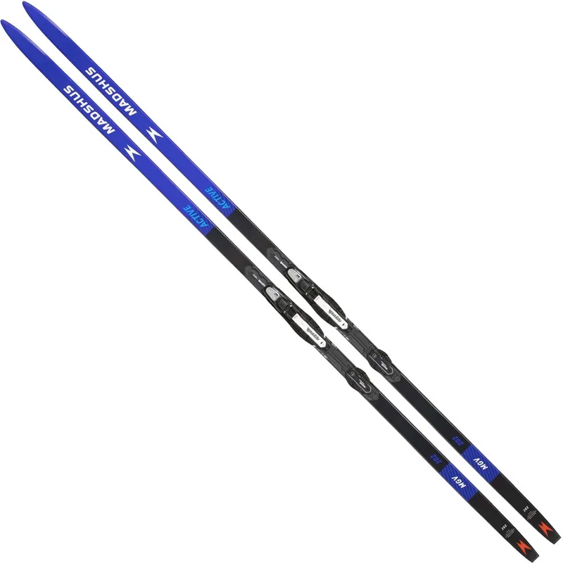 Madshus Active MGV Langlaufset Black/Blue-