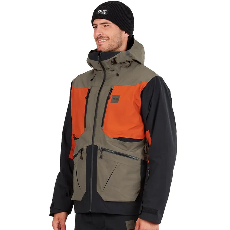 Picture Naikoon Skijacke Dark Army Green-9