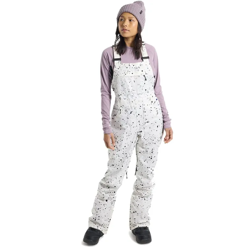 Burton Avalon Bib Skilatzhose Stout White Spatter-9