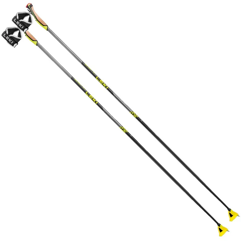 Leki PRC 850 Langlaufstöcke Light Anthracite/Neonyellow/Black-
