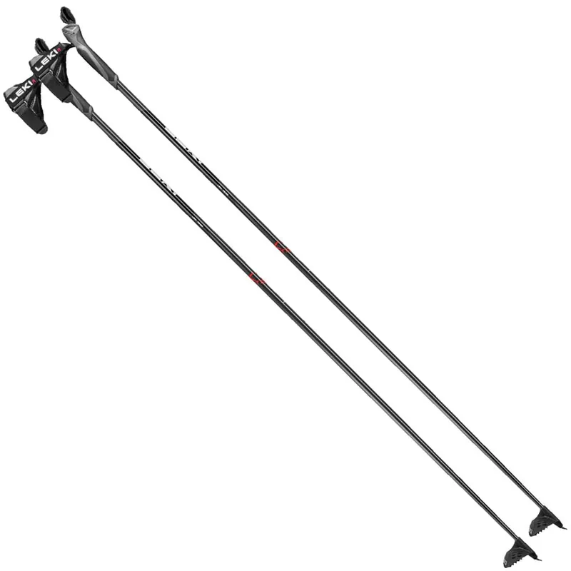Leki XTA Track Langlaufstöcke Dark Anthracite/White/Bright Red-