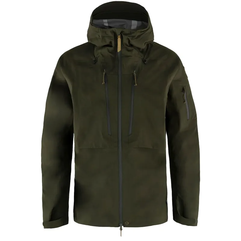 Fjällräven Keb Eco-Shell Jacket Wanderjacke Deep Forest-9