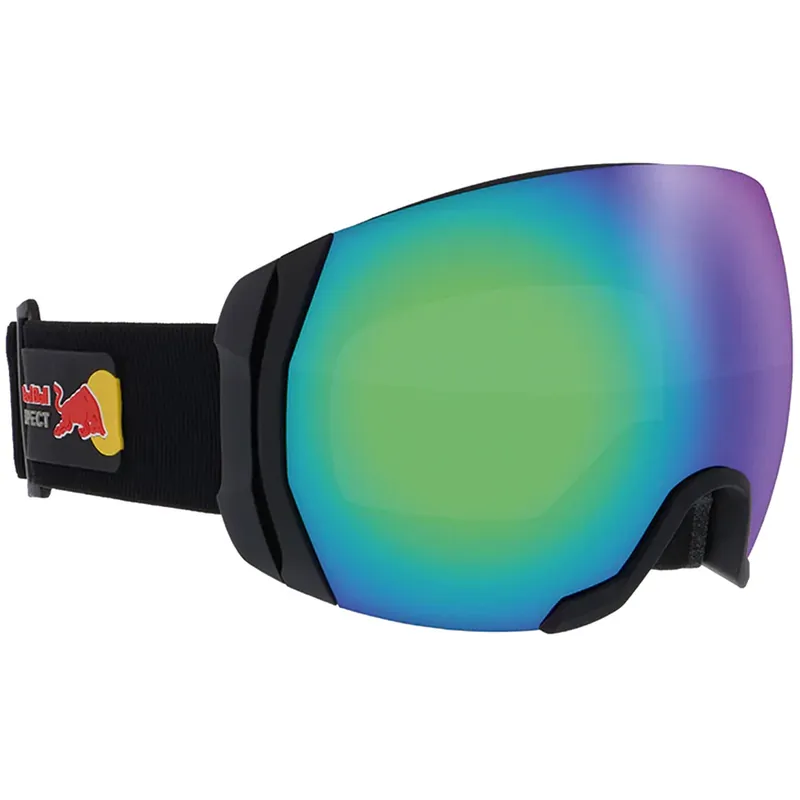 Red Bull SPECT Eyewear Sight Snowboardbrille Black/Green Snow Rose-