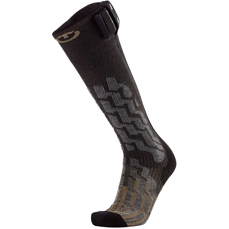 Therm-ic Heat Fusion Lady Skisocken Black/Grey- 35/36