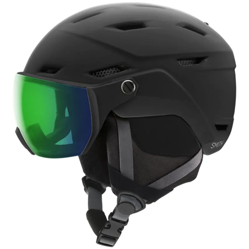 Smith Survey Wintersporthelm mit Visier Matte Black/CP Everyday Green Mirror-9