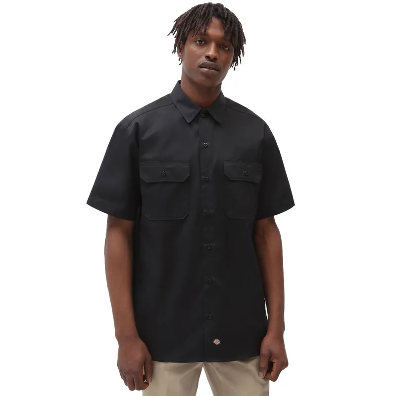 Dickies Work Short Sleeve Rec Hemd Black- XS