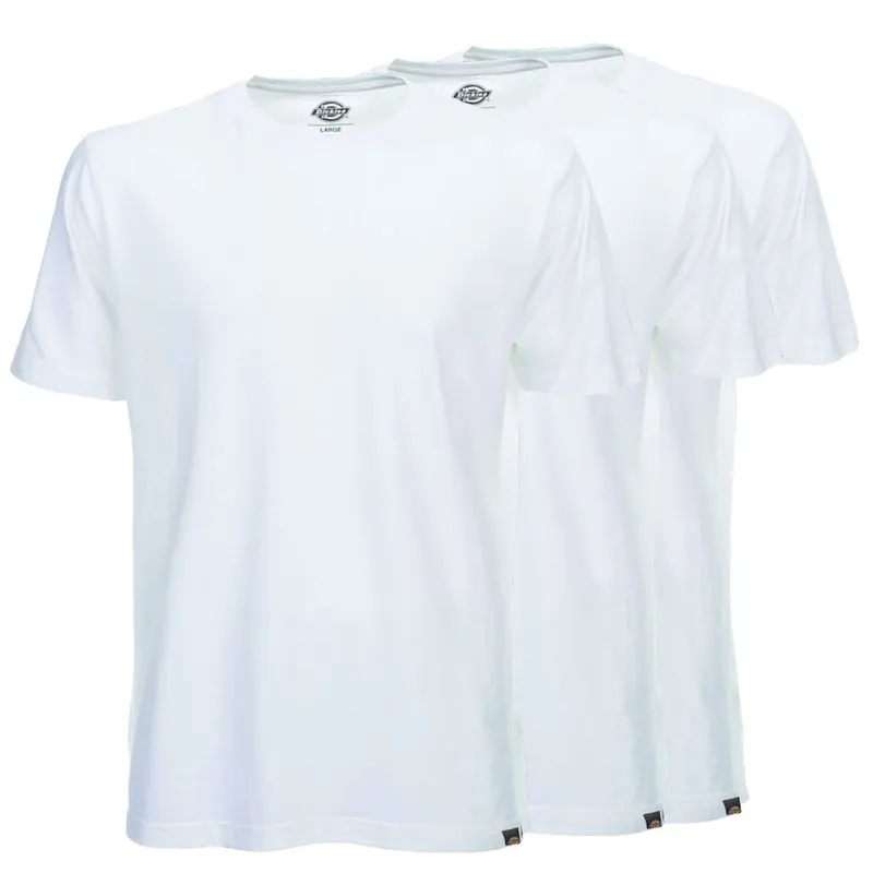 Dickies 3 Pack T-Shirts White- XS