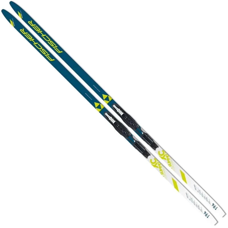 Fischer Summit Crown Yellow EF Langlaufski-Set Blue/Yellow-