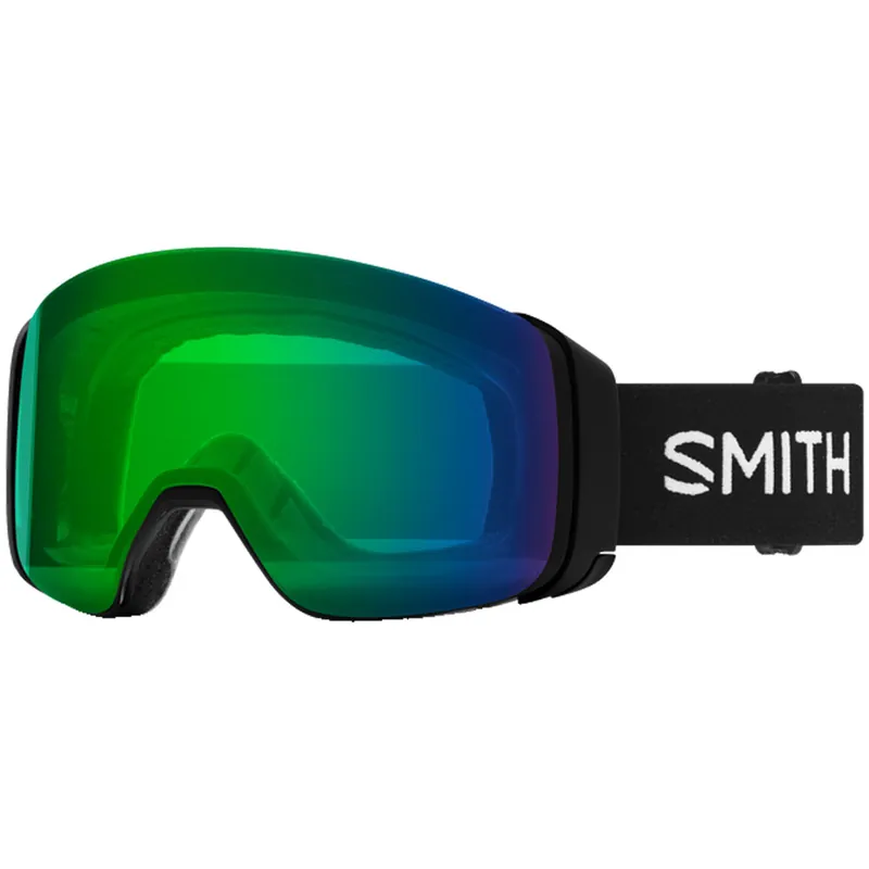 Smith 4D MAG Schneebrille Black/Everyday Green Mirror-