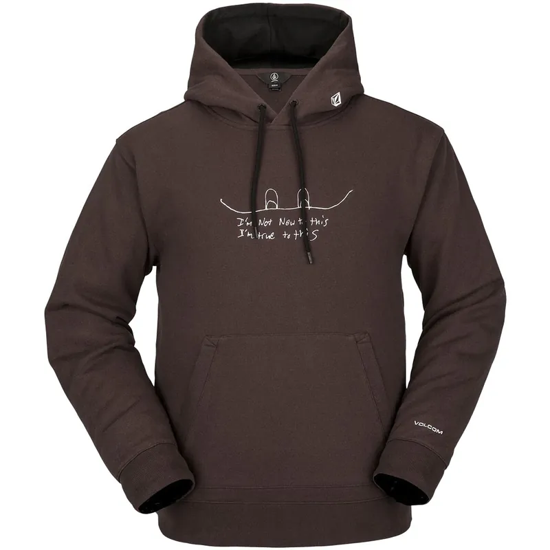 Volcom D.I. Fleece Hoodie Brown- S