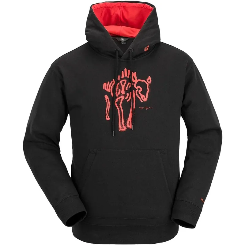 Volcom D.I. Fleece Kapuzenpullover Black- S