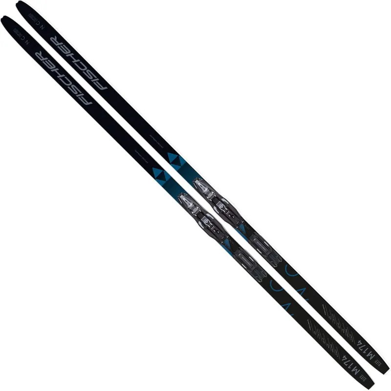 Fischer Twin Skin Cruiser EF Langlaufski Black/Blue-