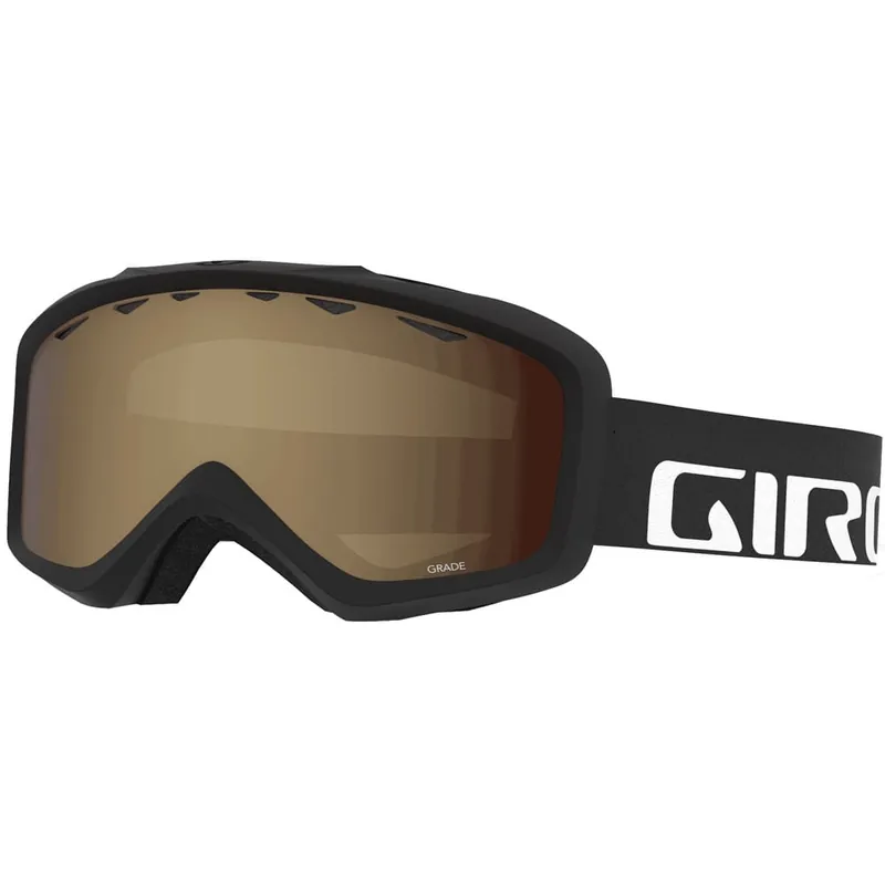 Giro Grade Skigoggle Black Wordmark/Amber Rose-