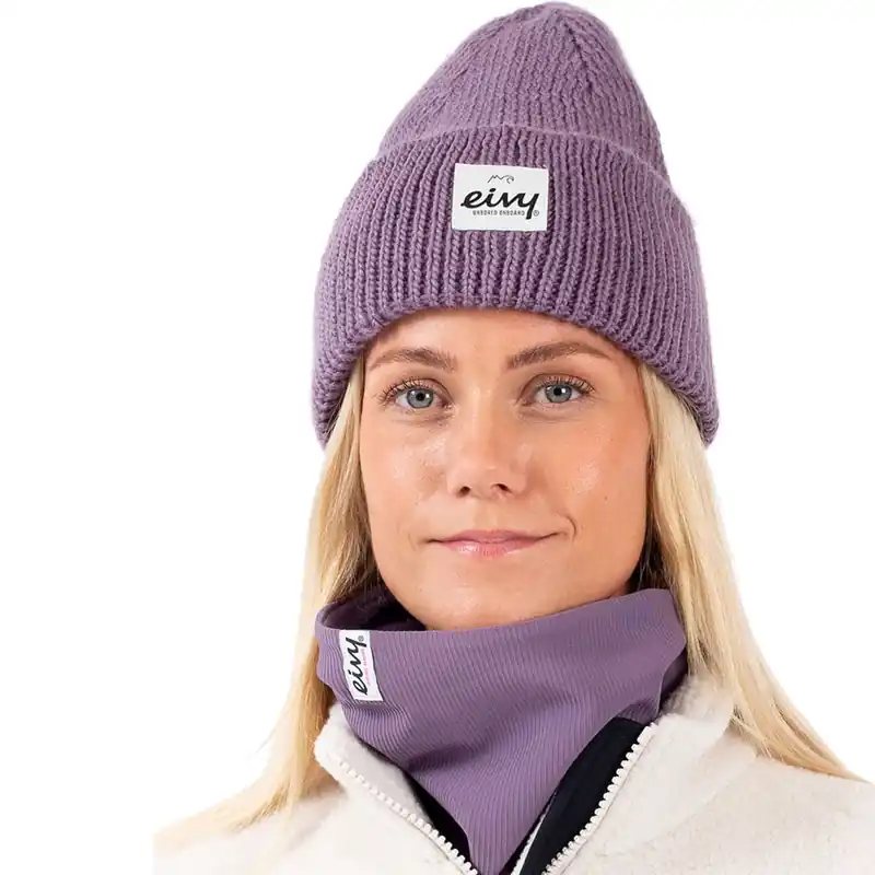 eivy Easter Rib Wool Wollmütze Deep Purple-