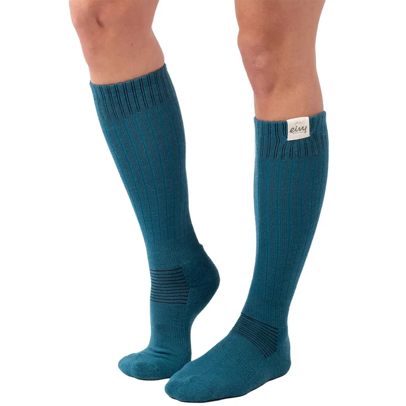 eivy Rib Wool Wintersocken Deep Sea- 36-38