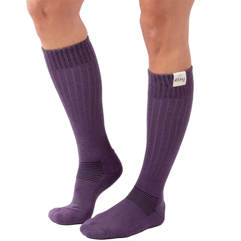 eivy Rib Wool Wollsocken Deep Purple- 36-38