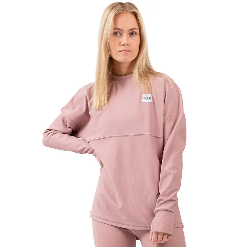eivy Venture Rib Langarmshirt Faded Woodrose- XS