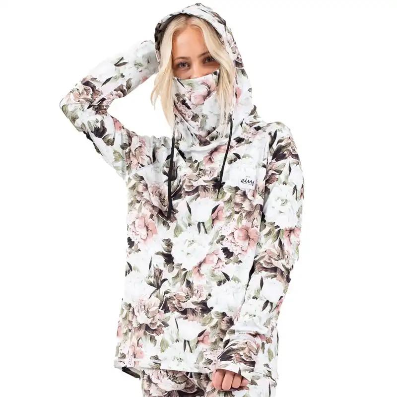 eivy Boyfriends Fit Hoodie Top Mid Layer Bloom- S