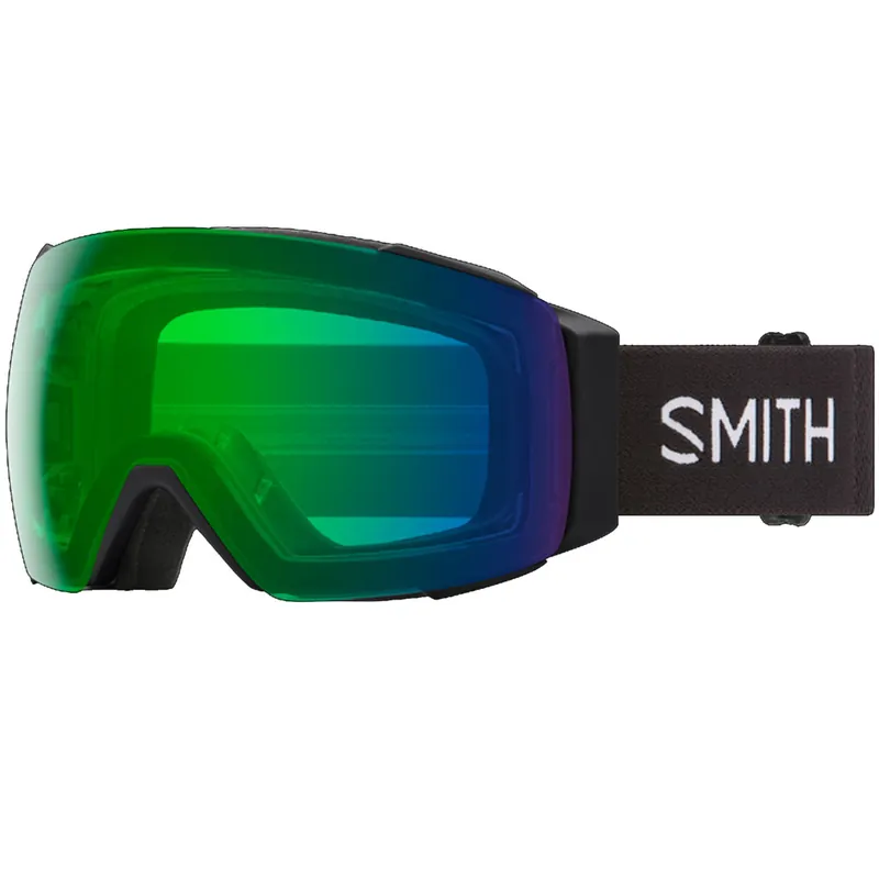 Smith I/O MAG Skibrille Black/CP Sun Green Mirror CP Storm Rose-
